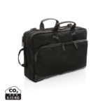 Sac à dos ordinateur durables couleur noir en rPET