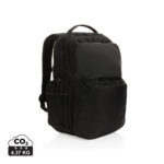 Sac à dos ordinateur durables couleur noir en rPET