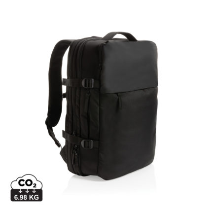 Sac à dos ordinateur durables couleur noir en rPET