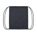 Sac à dos à cordon en denim recyclé Impact AWARE™ – Image 3