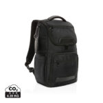 Sac à dos ordinateur durables couleur noir en rPET