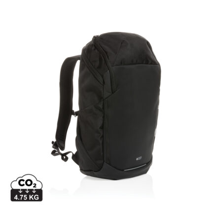 Sac à dos ordinateur durables couleur noir en rPET