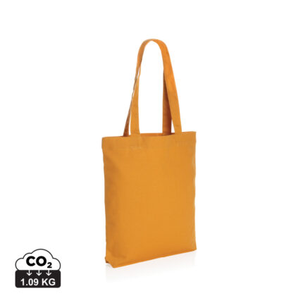 Sacs shopping durables couleur sundial orange en Toile recycléde la marque XD Collection