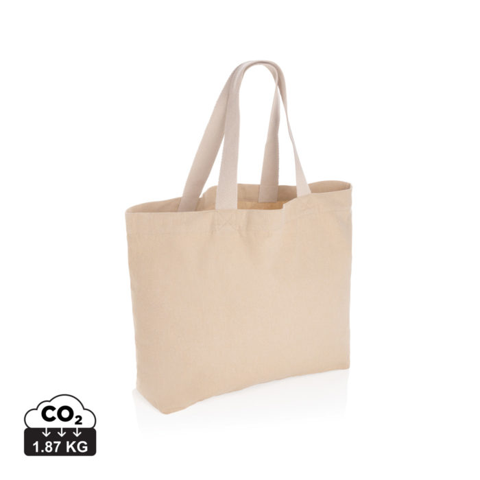 Sacs shopping durables couleur marron en Toile recycléde la marque XD Collection