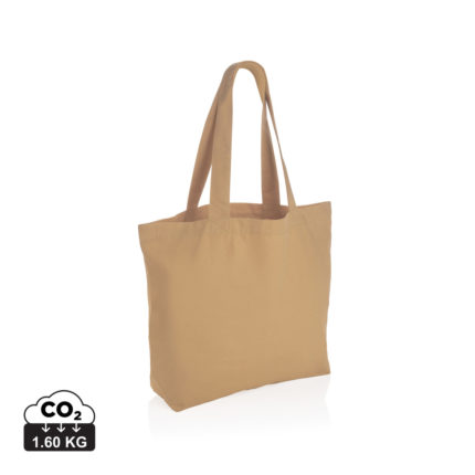 Sacs shopping durables couleur marron en Toile recycléde la marque XD Collection