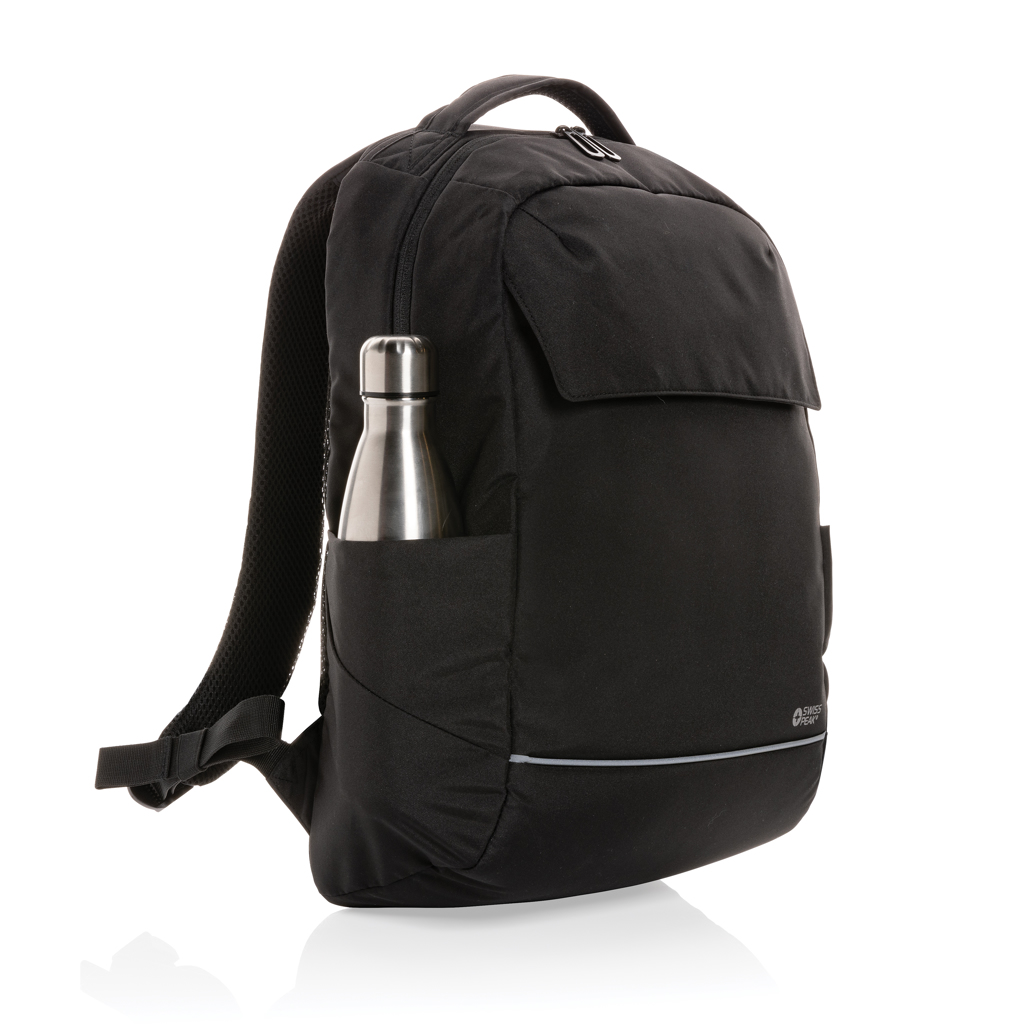 P763.031__B_2__b8f9e077c3dc443f9d2ccbe9919ef0e1 Sac à dos ordinateur 15.6" Swiss Peak Brooke en rPET AWARE™ – Image 3
