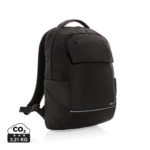 Sac à dos ordinateur durables couleur noir en rPET