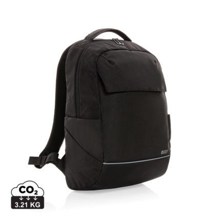 Sac à dos ordinateur durables couleur noir en rPET