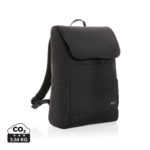 Sac à dos ordinateur durables couleur noir en rPET