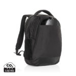 Sac à dos ordinateur durables couleur noir en rPET