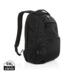 Sac à dos ordinateur durables couleur noir en rPET