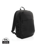 Sac à dos ordinateur durables couleur noir en rPET