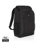Sac à dos ordinateur durables couleur noir en rPET