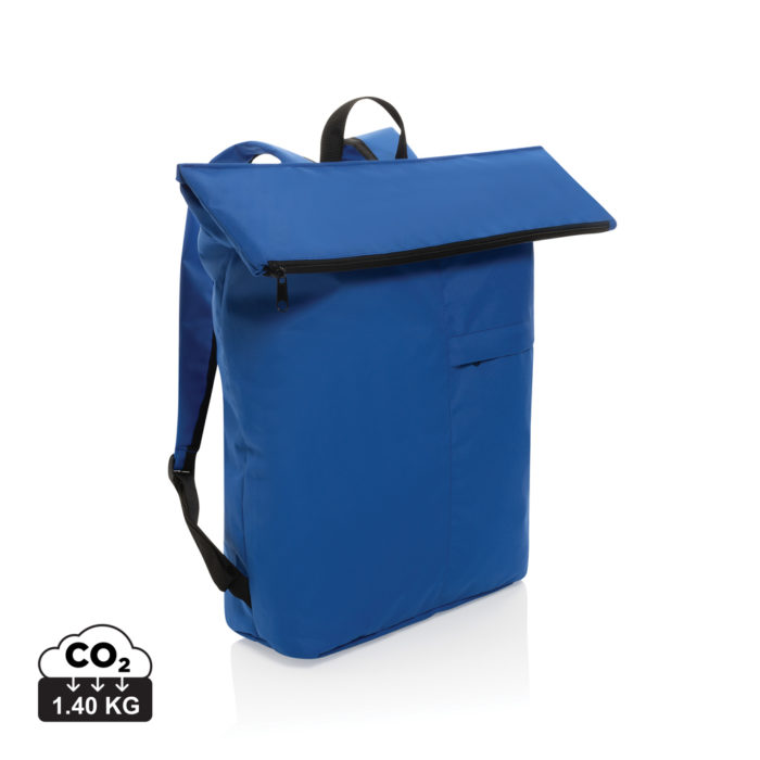 Sacs à dos basic durables couleur bleu royal en rPETde la marque XD Collection