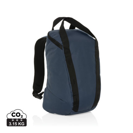 Sac à dos ordinateur durables couleur bleu marine en rPET
