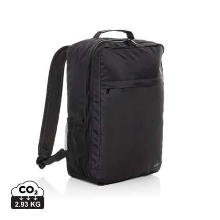 Sac à dos ordinateur durables couleur noir en rPET
