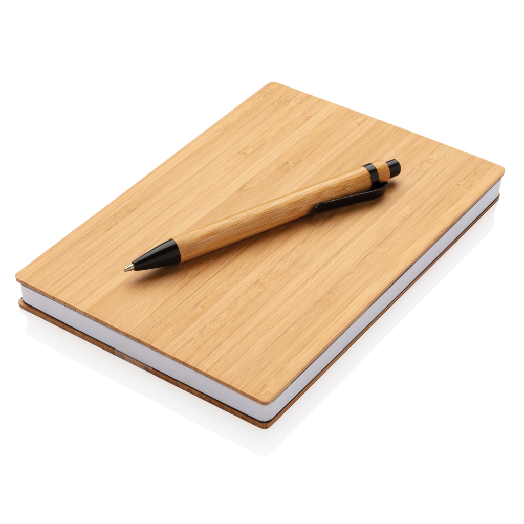 P772.159__B_2 Set carnets de notes A5 et stylo en bambou – Image 3