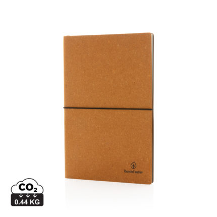 Carnets de notes basic durables couleur marron en Cuir recyclé