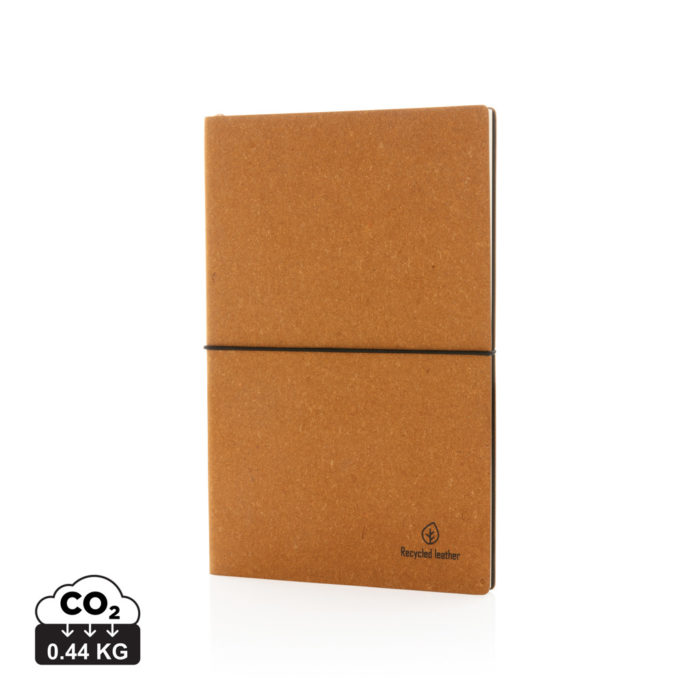 Carnets de notes basic durables couleur marron en Cuir recyclé