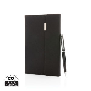 Carnets de notes Executive  couleur noir en PU