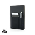 Carnets de notes basic  couleur noir en PU