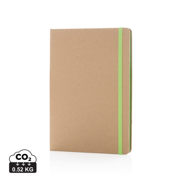 Carnets de notes basic  couleur vert en Papier