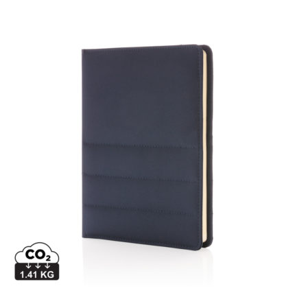Carnets de notes Executive durables couleur bleu marine en rPET