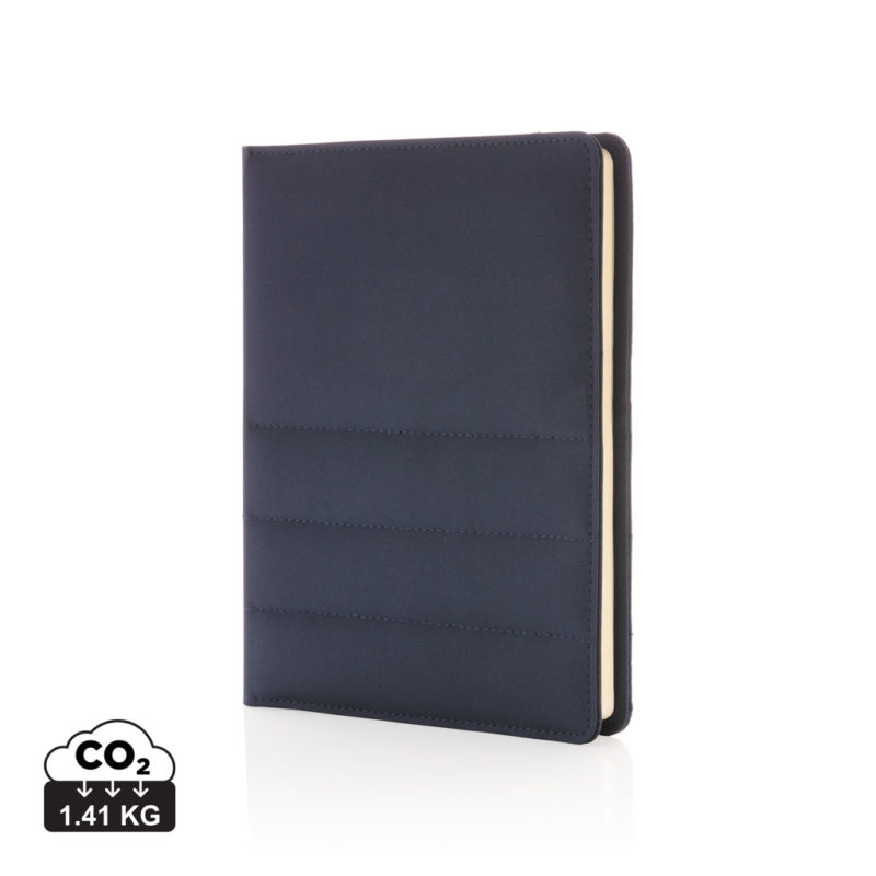 Carnets de notes Executive durables couleur bleu marine en rPET