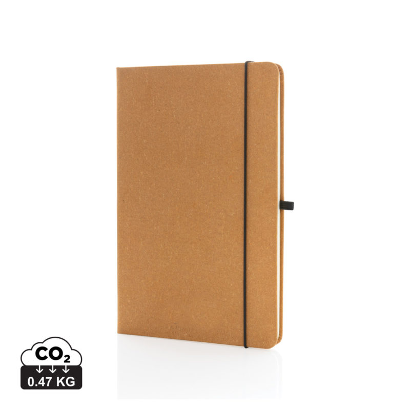 Carnets de notes basic durables couleur marron en Cuir recyclé