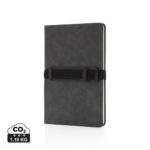 Carnets de notes basic  couleur gris en PU