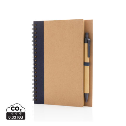 Carnets de notes basic  couleur bleu en Papier