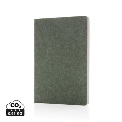 Carnets de notes basic durables couleur vert en Feutre recyclé