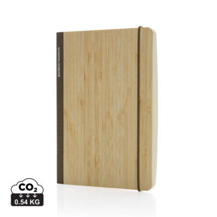 Carnets de notes basic durables couleur marron en FSC® bambou