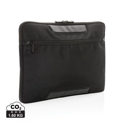 Sacoches ordinateur durables couleur noir en rPET