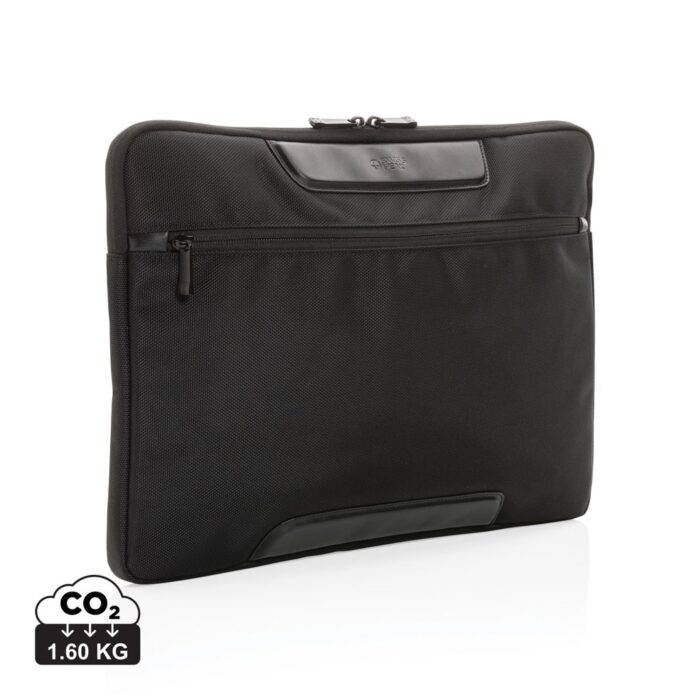 Sacoches ordinateur durables couleur noir en rPET