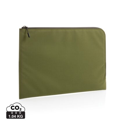Sacoches ordinateur durables couleur vert en rPET