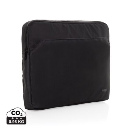 Sacoches ordinateur durables couleur noir en rPET