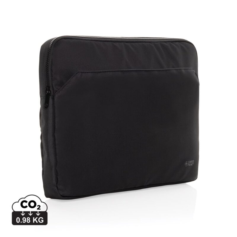Sacoches ordinateur durables couleur noir en rPET