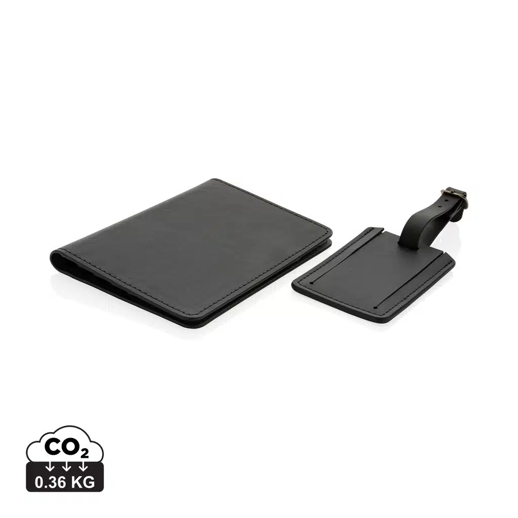 accessoires_de_voyage_durables_swiss_peak_pu_recyclé_noir Accessoires de Voyage durables couleur noir en PU recycléde la marque Swiss Peak