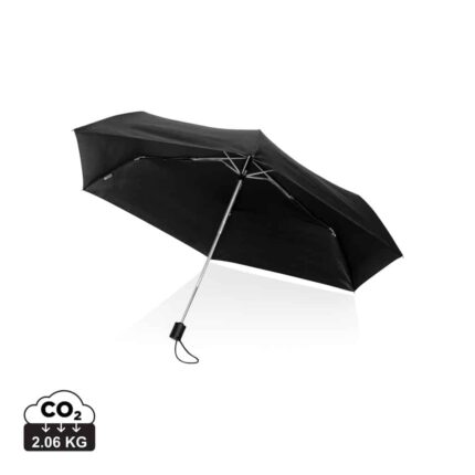 Parapluies standard (≤ 23") durables couleur noir en rPET