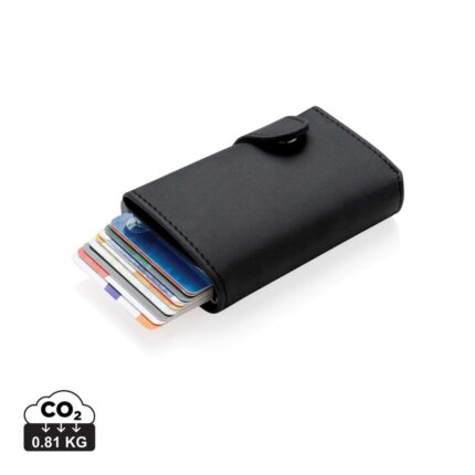 Porte-cartes et portefeuilles  couleur noir en Aluminium