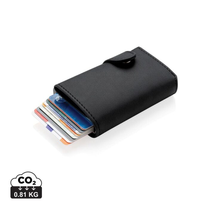 Porte-cartes et portefeuilles  couleur noir en Aluminium
