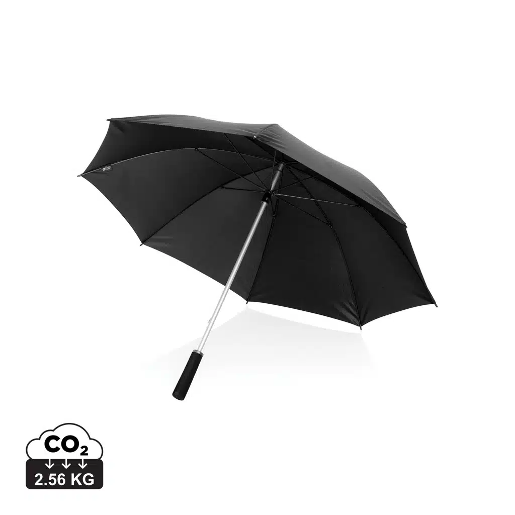 parapluies_de_golf_(>23")_durables_swiss_peak_rpet Parapluies de golf (>23") durables couleur noir en rPET