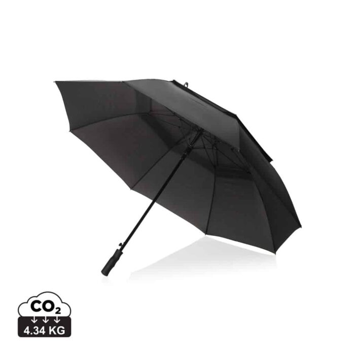 Parapluies de golf (>23") durables couleur noir en rPET