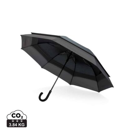 Parapluies de golf (>23") durables couleur noir en rPET