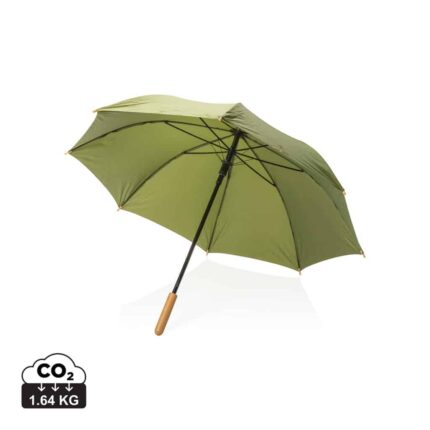 Parapluies standard (≤ 23") durables couleur vert en rPET