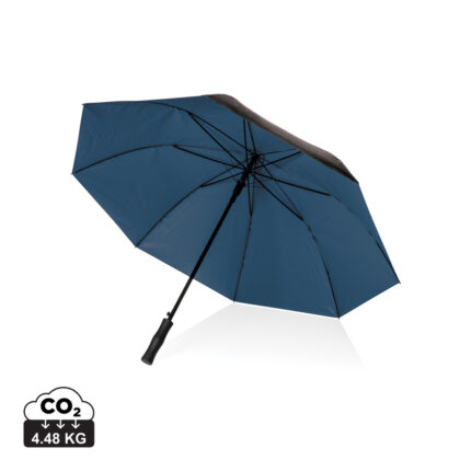 Parapluies de golf (>23") durables couleur bleu en rPET