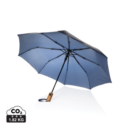 Parapluies standard (≤ 23") durables couleur bleu marine en rPET