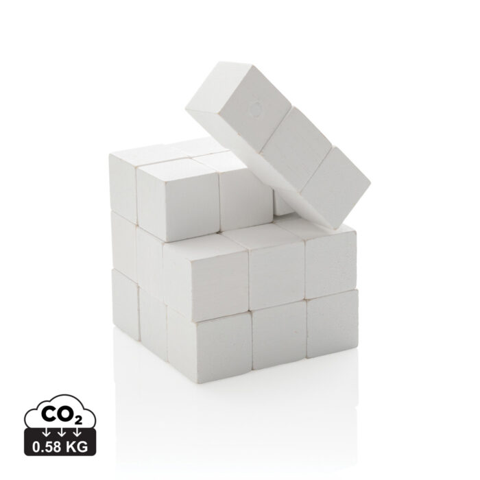 Jeux durables couleur blanc en FSC® Boisde la marque XD Collection