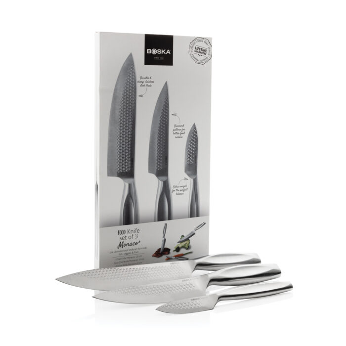 BOSKA Set de 3 couteaux de cuisine Monaco+ – Image 3